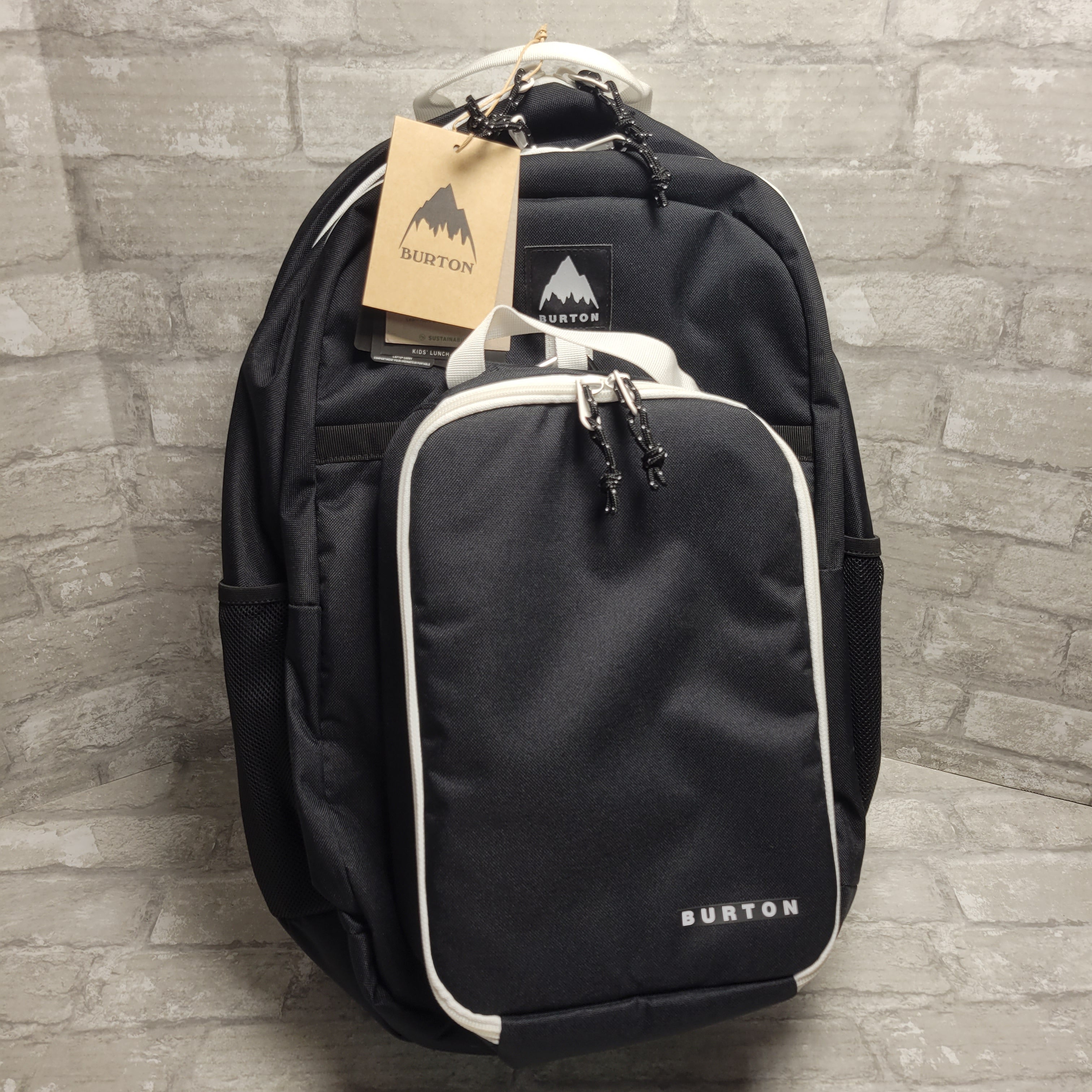 Burton Lunch-N-Pack 35L Backpack Lunch Box- Youth - Black/White (8084918337774)